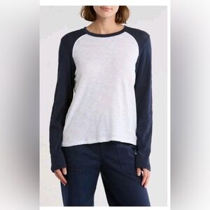 ATM Anthony Thomas Melillo Mason Baseball Tee L Cotton NWT $170